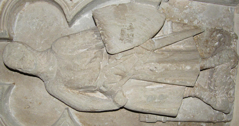 Hereford Cathedral Thomas de Cantilupe 1282 weeper